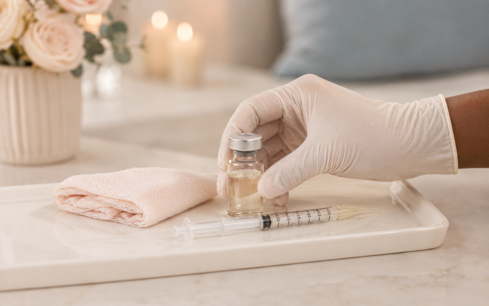 Vitamin injections for wellness, energy support, and immune support at Rhea Aesthetics.